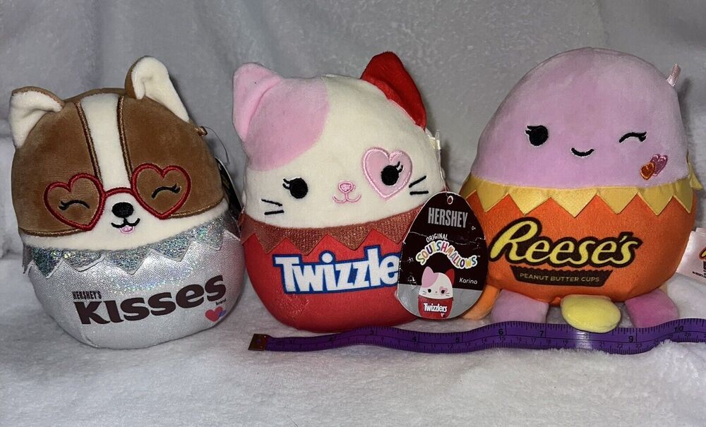 Squishmallow 5” Hershey’s Bundle